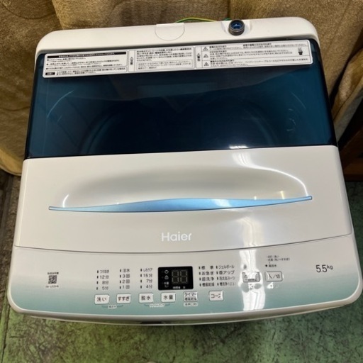 B-2-2 Haier JW-U55HK 洗濯機 2021年製 【公式通販】