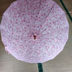 桜柄の傘　16本骨　未使用　決まりました！