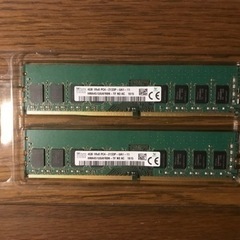 SKhynix DDR4 4GB×2（8GB）の画像