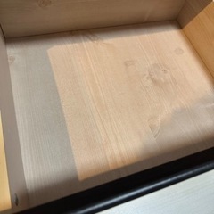 テレビ台(背の低い収納台)　木製の画像