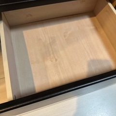 テレビ台(背の低い収納台)　木製の画像