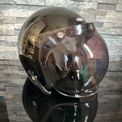 美品‼️バイク用ヘルメット！！　バブルシールド付き！の画像