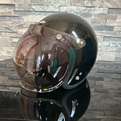 美品‼️バイク用ヘルメット！！　バブルシールド付き！の画像