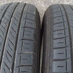 中古品タイヤ＋アルミ付き　145/80R 13　2014年製 4本セットの画像