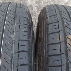 中古品タイヤ＋アルミ付き　145/80R 13　2014年製 4本セットの画像