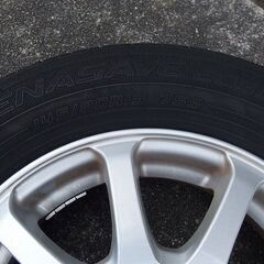 中古品タイヤ＋アルミ付き　145/80R 13　2014年製 4本セットの画像