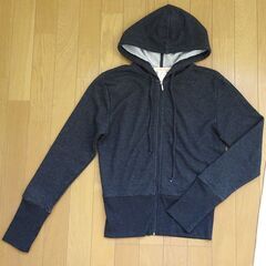 新品　Sweet Romeo スウェットセットアップ　パーカーセットアップ　上下セット　ダークグレー　S レディース ルームウェアの画像
