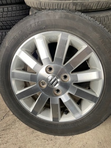 スズキ　ワゴンR純正　4.5J×14＋50 155/65R14