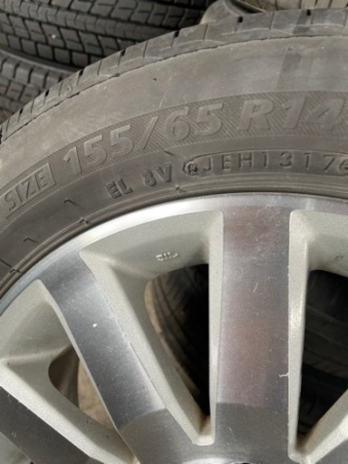 スズキ　ワゴンR純正　4.5J×14＋50 155/65R14