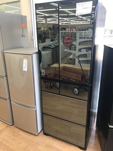 ★ジモティ割あり★ 日立　R-WX5600G(X) 冷蔵庫 555L 年式2018 動作確認／クリーニング済み KJ1595