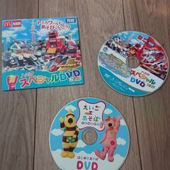トミカスペシャルとえいごであそぼDVD 2枚組セットの画像