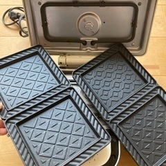 BRUNO ホットサンドメーカー ダブルホワイトの画像