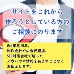 これから、サイトを作ろうとしているコンサルを行います。