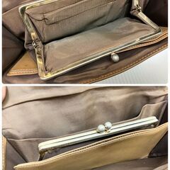 ディオール Christian Dior ハニカム 長財布 がま口 ベージュの画像