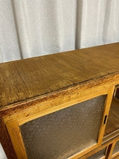 昭和レトロ 食器棚 アンティーク 
