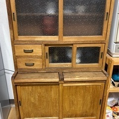 昭和レトロ 食器棚 アンティーク 