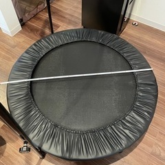 トランポリン　補助手すり付きの画像