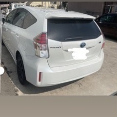 トヨタ　TOYOTA プリウスα アルファー ７人乗り 車検長 パールホワイトの画像