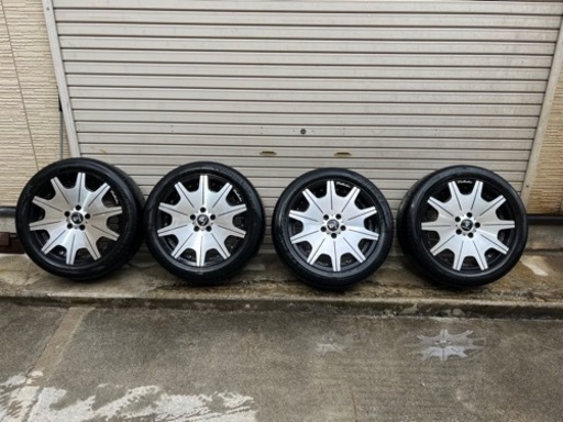 トラフィックスターDTXモノブロック　18インチ　中古　アルミホイール　4本　5穴