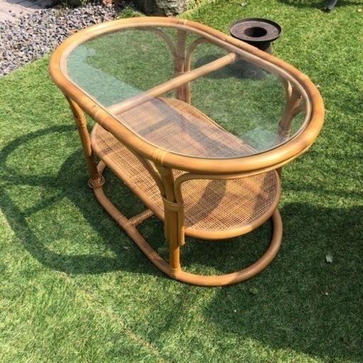 ラタン　センターテーブル