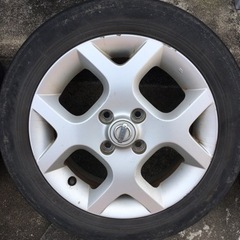 15インチ,ホイール&タイヤ 4本セット　日産キューブキュービック純正の画像