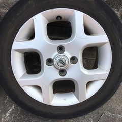 15インチ,ホイール&タイヤ 4本セット　日産キューブキュービック純正の画像
