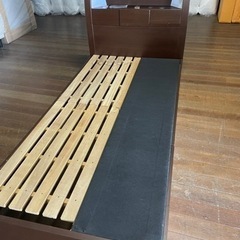 中古シングルベッド！無料です！の画像