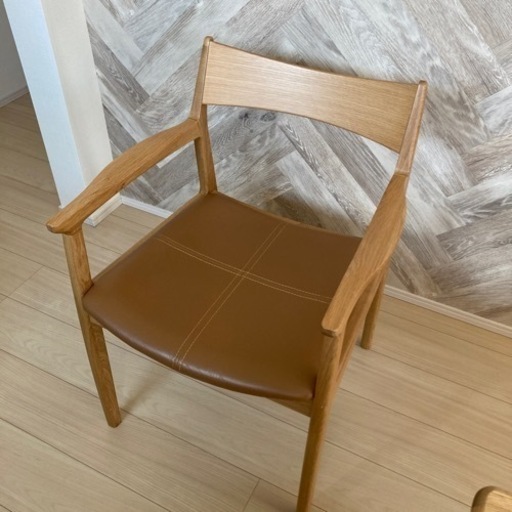 ダイニングチェア　関家具　オーク