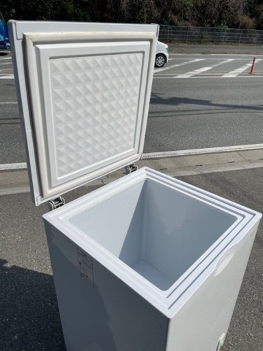 ■中古品 エクセレンス冷凍ストッカー KF-100NF 2015年 100L 554ｘ554ｘ845ｍｍ 動作問題なし ■