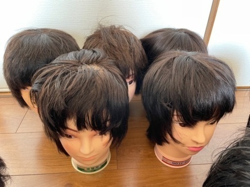 中古カットウィッグ　9-10cm