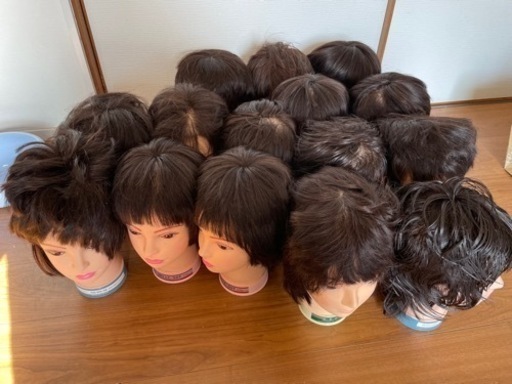 中古カットウィッグ　9-10cm
