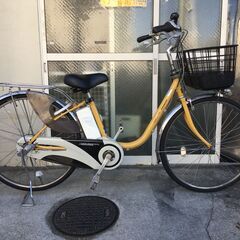 地域限定送料無料 パナソニック ビビ DX 8,9AH 新基準 子供乗せ 黄