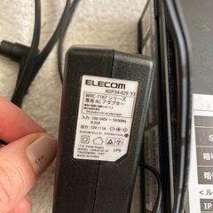 ELECOM WRC-1167GS2-B ルーター　無線LANルーター、Wi-Fiルーターの画像
