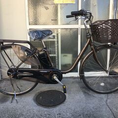 地域限定送料無料 パナソニック ビビ DX 8,9AH 新基準 子供乗せ 茶色