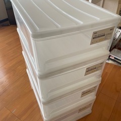 収納ケース　クローゼットケース　衣装ケース　3段ボックス　4段ボックス