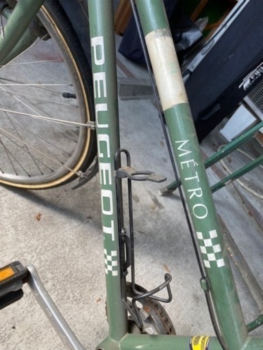 プジョーmetroの年代物 自転車 ジャンク