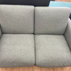 2人掛けソファ ソファ そふぁ グレー 幅148cm?自社配送時?代引き可?※