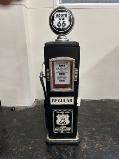 ルート66 ガスポンプ型 2段 キャビネット アメリカン雑貨 世田谷ベース グッズ オールドアメリカン 雑貨 収納 棚 インテリア
