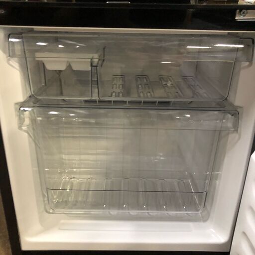 【美品】TWINBIRD HR-EJ11 BLACK 110L TWINBIRD ミラーガラス 2ドア冷蔵庫 110L ブラック HR-EJ11