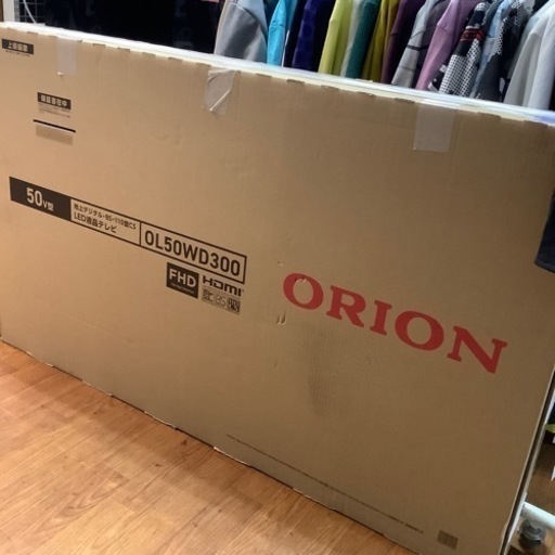 液晶テレビ　ORION OL50D300 2022年製　50インチ　未使用品