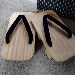 男物の下駄　中古の画像