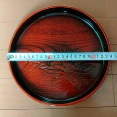 お盆　トレー 　直径約24cm　直接取引歓迎　愛知県岡崎市からの画像