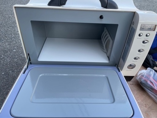 ☆中古品 WAVE BOX ウェーブボックス ポータブル電子レンジ WBP-TP-660 車搭載 アウトドア キャンプ 動作問題なし 