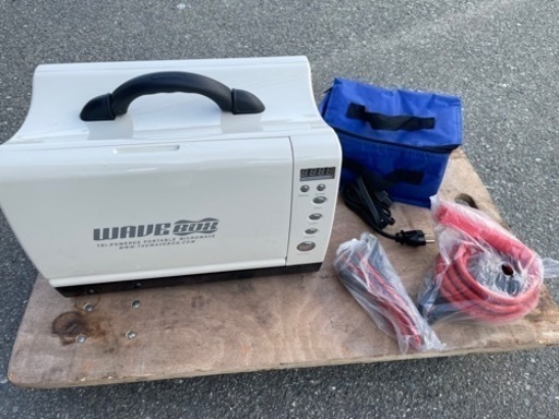 ☆中古品 WAVE BOX ウェーブボックス ポータブル電子レンジ WBP-TP-660 車搭載 アウトドア キャンプ 動作問題なし ☆