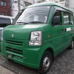 (ID4935)軽バン専門店在庫100台　軽貨物黒ナンバーリース個人・法人可能！　２５万円　スズキ　エブリイバン　車検２年付　平成２７年式　諸経費込３００,０００円の画像