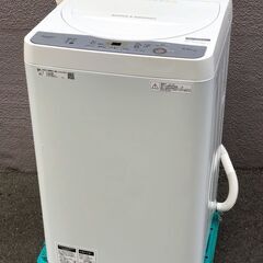 ㊱【税込み】シャープ 5.5kg 全自動洗濯機 ES-GE5C 2019年製【PayPay使えます】