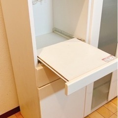 決まりました！値下げ❤️カップボード、レンジ台❤️の画像