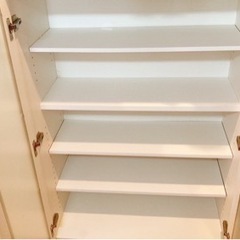 決まりました！値下げ❤️カップボード、レンジ台❤️の画像
