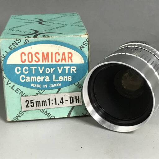 KT2/28 FUJI PHOTO OPTICAL FUJINON-TV 1:1.4/25 カメラレンズ フジ USED CCTV VTR 昭和レトロ COSMICAR コズミカ テレビジョンレンズ ⑩