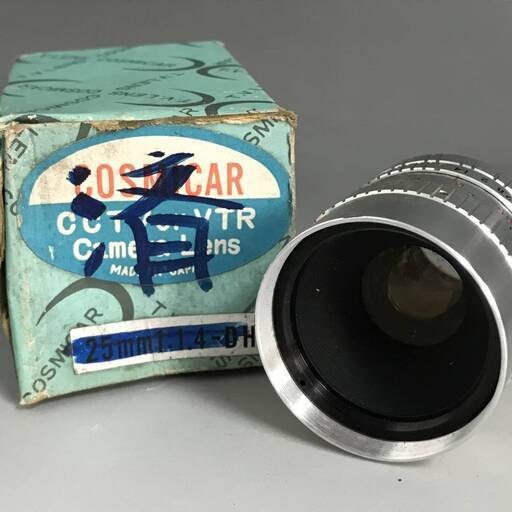 KT２/27 FUJI PHOTO OPTICAL FUJINON-TV 1:1.4/25 カメラレンズ フジ USED CCTV VTR 昭和レトロ COSMICAR コズミカ テレビジョンレンズ⑨